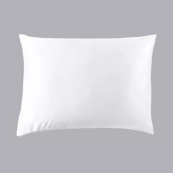 Eminza Taie D'oreiller Rectangulaire Soie De Mûrier (50 X 70 Cm) Mizuki Blanche