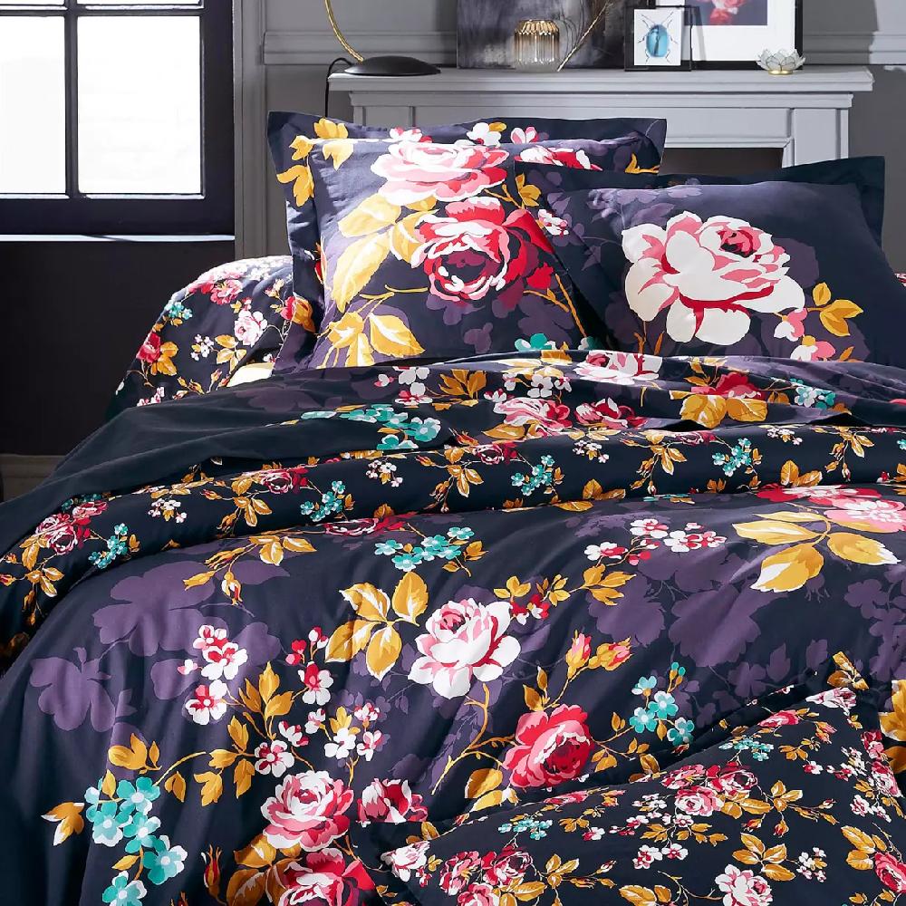 eminza Taie de traversin coton (L200 cm) Obsession Multicolore