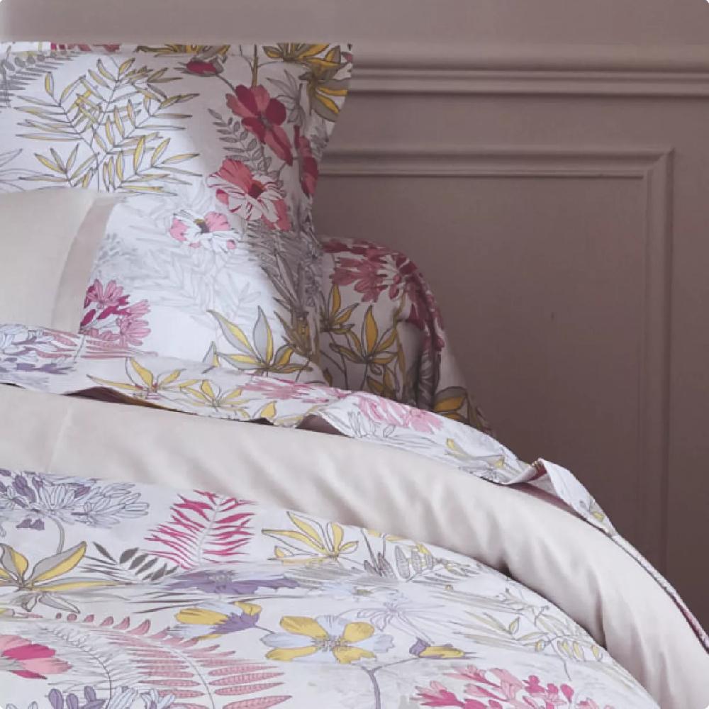 eminza Taie de traversin satin de coton (L200 cm) Anaïs Multicolore