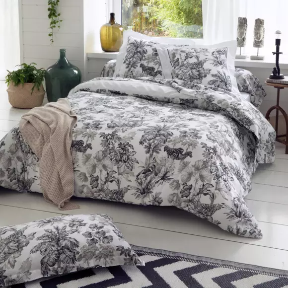 Eminza Taie De Traversin Satin De Coton (L200 Cm) Savane Noire