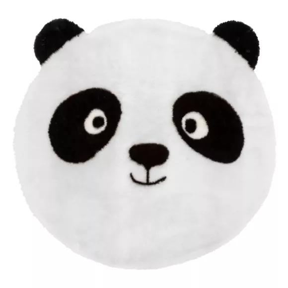 Eminza Tapis Antidérapant Enfant (100 Cm) Panda Blanc