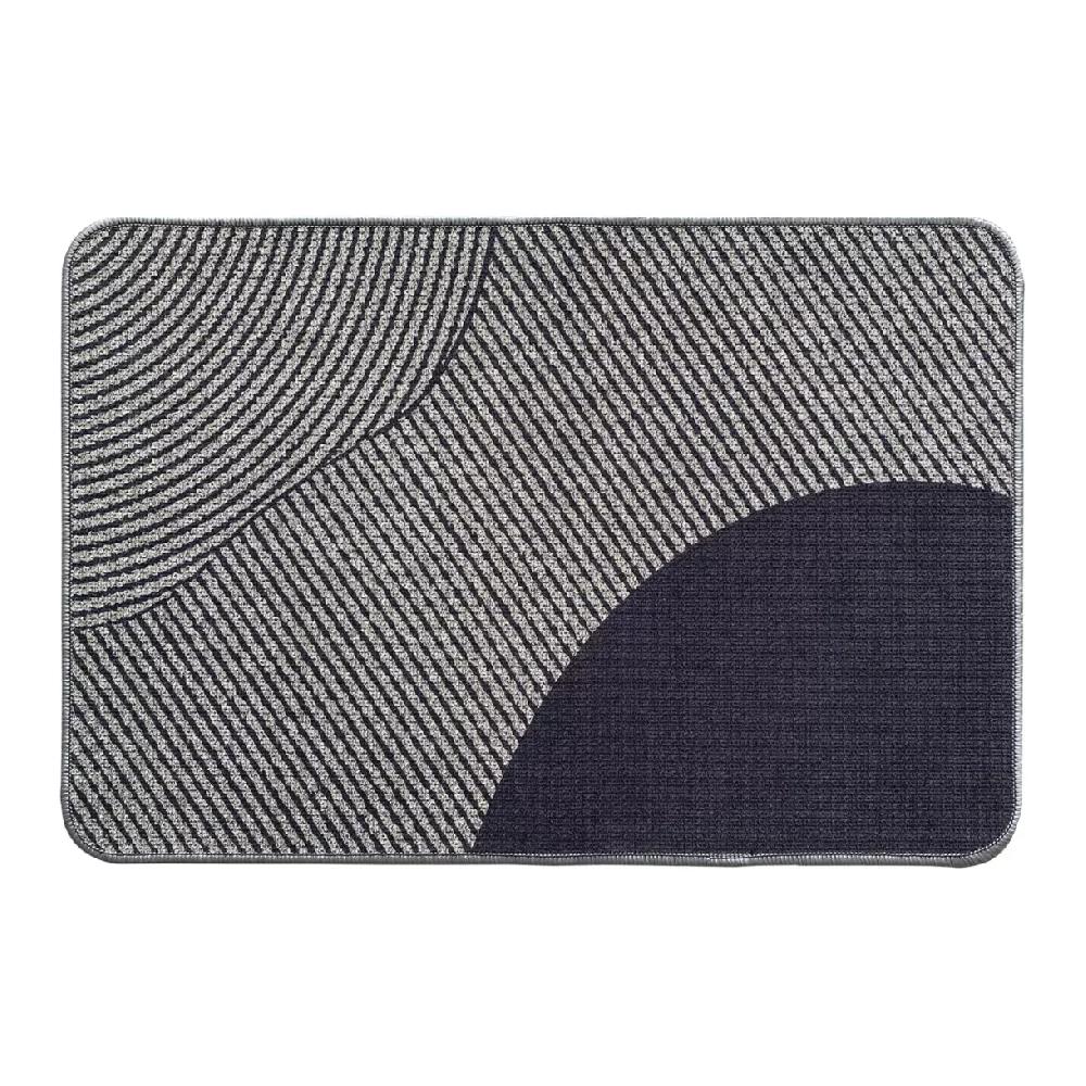 eminza Tapis antidérapant velours (40 x 60 cm) Dune Gris