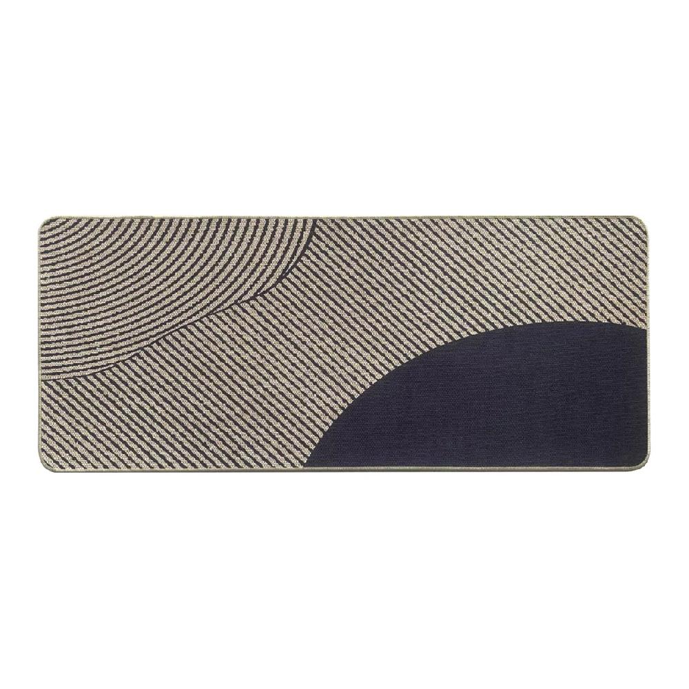 eminza Tapis antidérapant velours (50 x 120 cm) Dune Beige