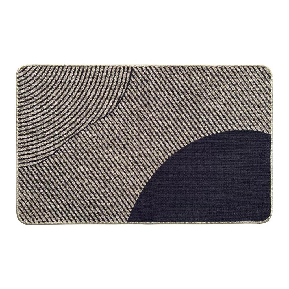 eminza Tapis antidérapant velours (50 x 80 cm) Dune Beige