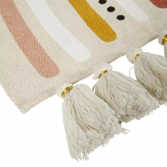 Eminza Tapis Coton Enfant (70 Cm) Arc En Ciel Multicolore