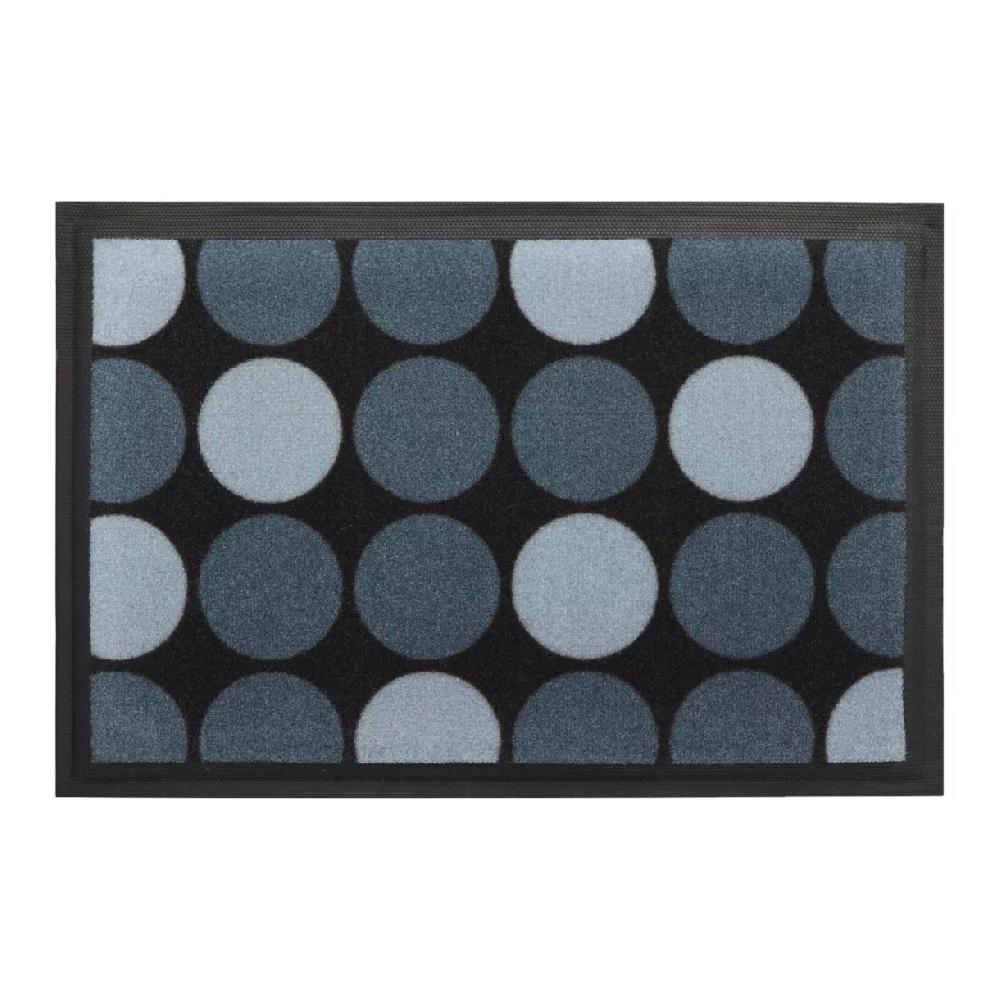 eminza Tapis d'entrée extérieur (40 x 60 cm) Iconic Gris
