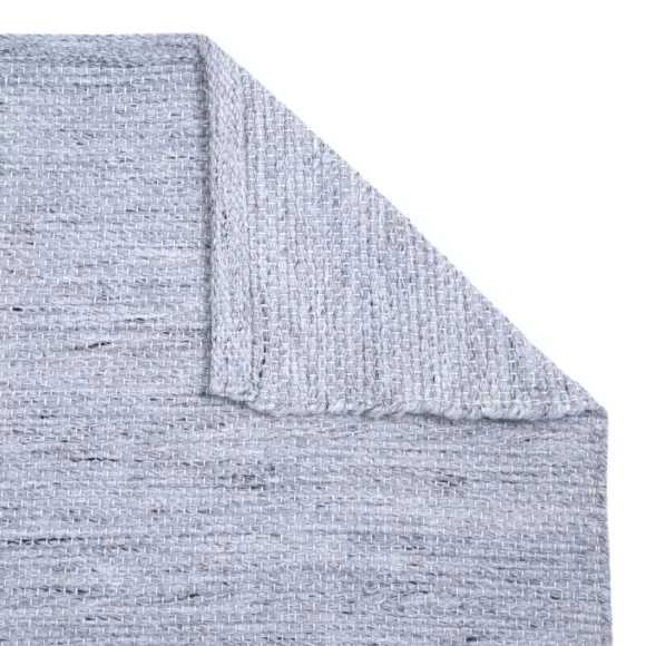 Eminza Tapis D'extérieur Rectangulaire (120 X 170 Cm) Léo Gris Chiné
