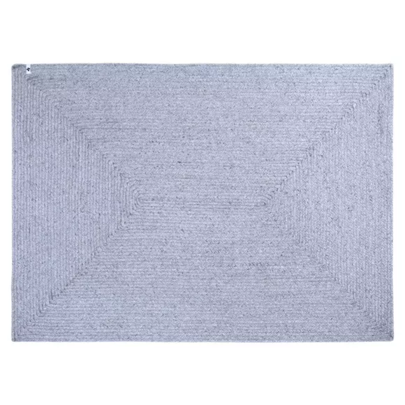 Eminza Tapis D'extérieur Rectangulaire (120 X 170 Cm) Pablo Noir Cendré