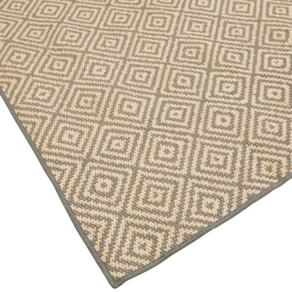 Eminza Tapis D'extérieur Rectangulaire (150 X 100 Cm) Ilanga Gris