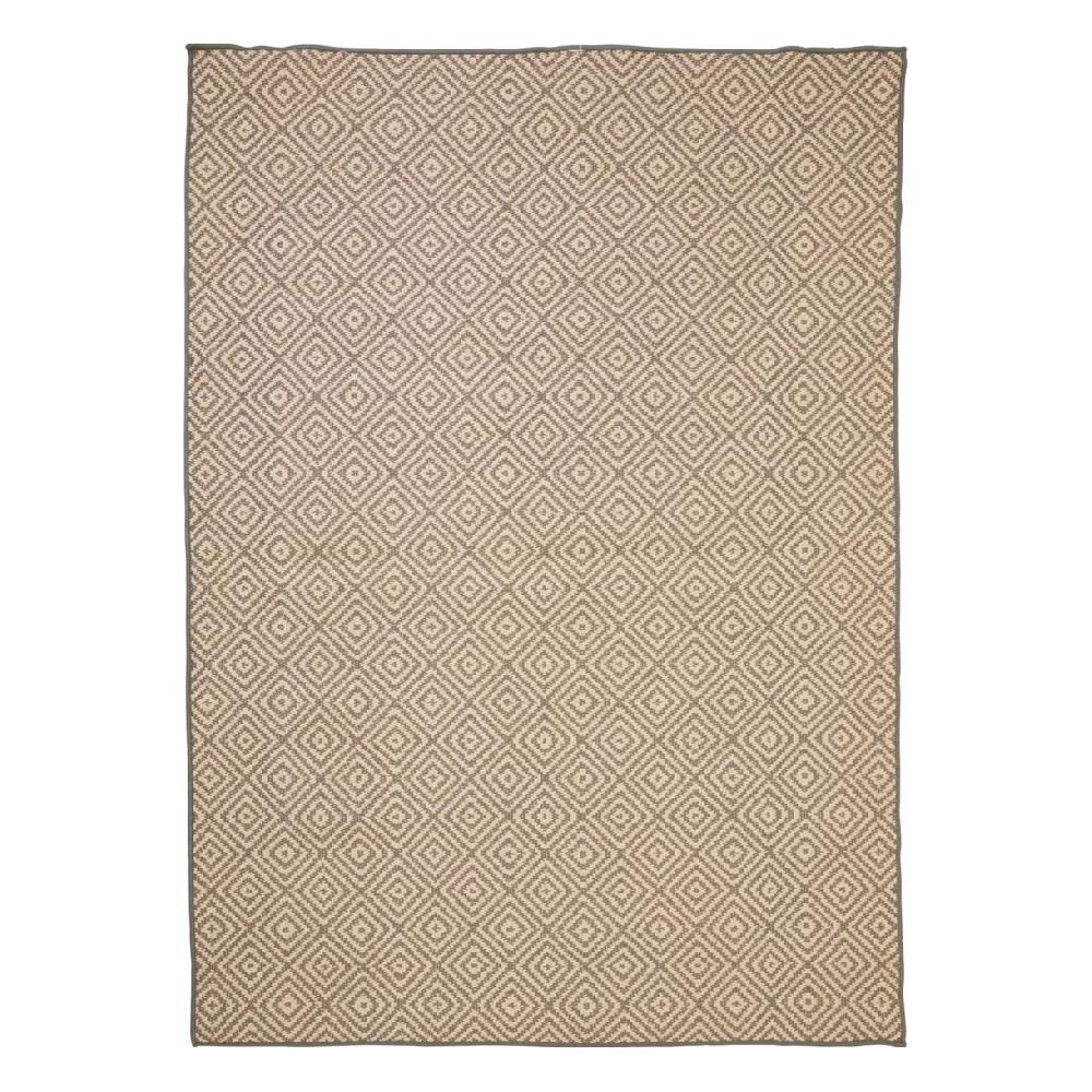 eminza Tapis d'extérieur rectangulaire (150 x 100 cm) Ilanga Gris