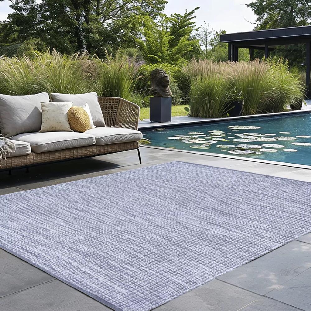 eminza Tapis d'extérieur rectangulaire (160 x 230 cm) Bono Gris Graphite