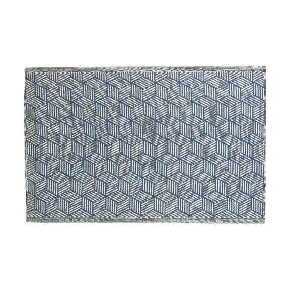 Eminza Tapis D'extérieur Rectangulaire (180 X 120 Cm) Malaga - Bleu