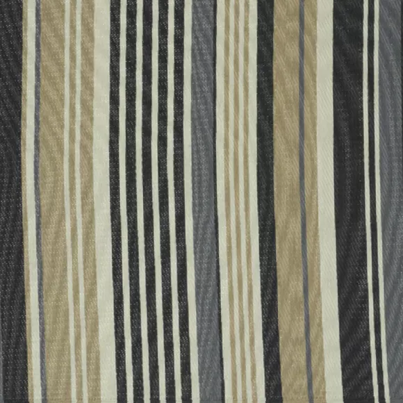 Eminza Tapis D'extérieur Rectangulaire (180 X 120 Cm) Rayures Madrid - Gris