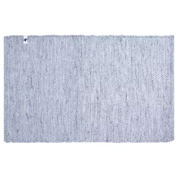 Eminza Tapis D'extérieur Rectangulaire (50 X 80 Cm) Léo Gris Chiné