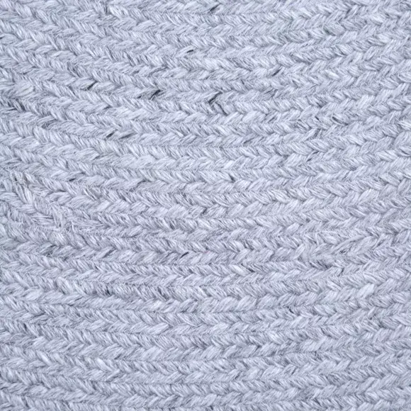 Eminza Tapis D'extérieur Rond (D160 Cm) Pablo Noir Cendré
