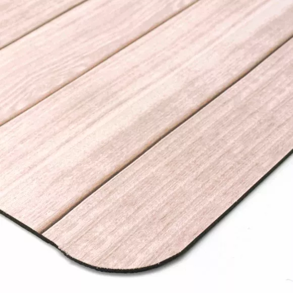 Eminza Tapis De Bain Antidérapant (50 X 120 Cm) Calista Marron