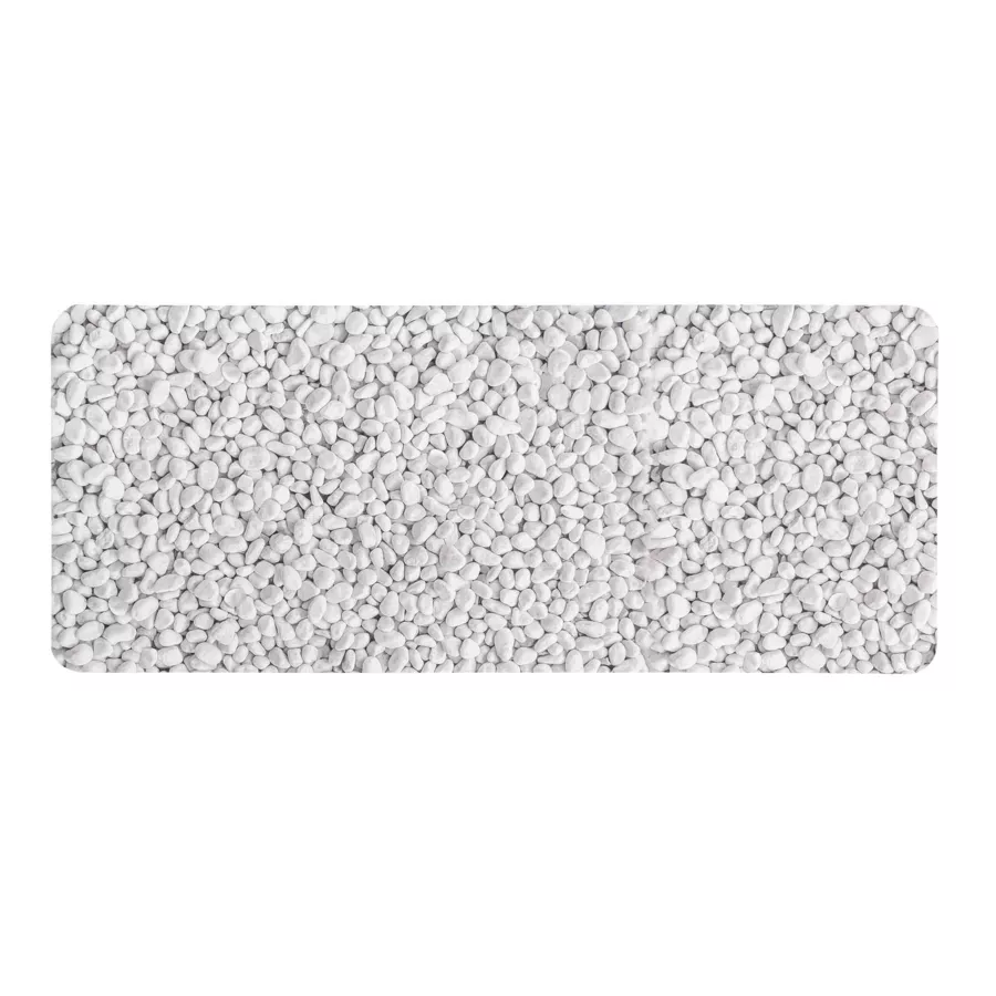 Eminza Tapis De Bain Antidérapant (50 X 120 Cm) Leandra Gris