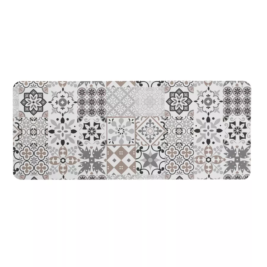 Eminza Tapis De Bain Antidérapant (50 X 120 Cm) Salou Gris