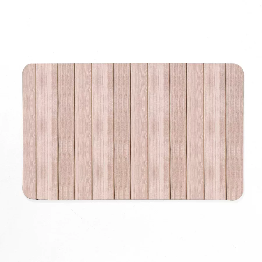 Eminza Tapis De Bain Antidérapant (50 X 80 Cm) Calista Marron