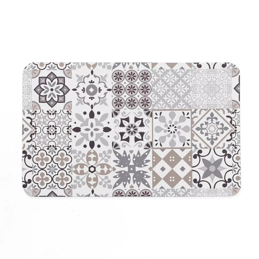 Eminza Tapis De Bain Antidérapant (50 X 80 Cm) Salou Gris