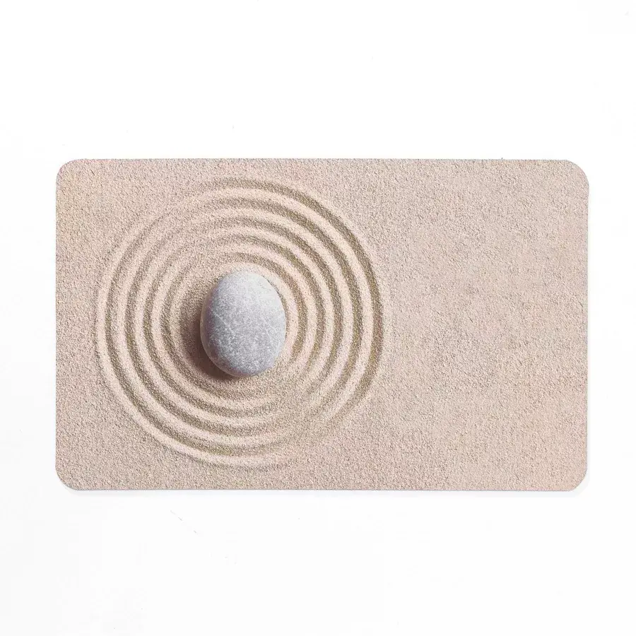 Eminza Tapis De Bain Antidérapant (50 X 80 Cm) Serena Marron