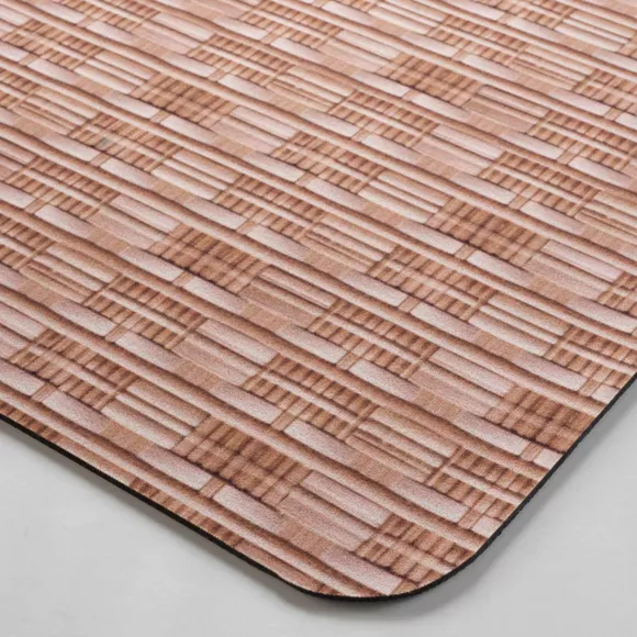 Eminza Tapis De Bain Antidérapant (50 X 80 Cm) Vanea Marron