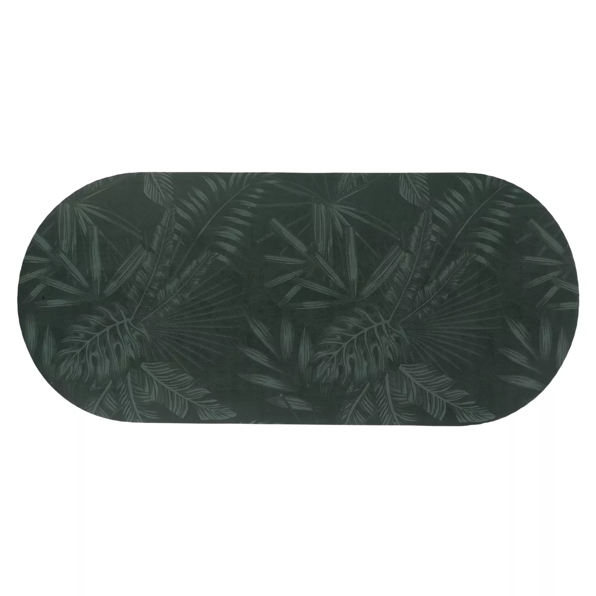 eminza Tapis de bain caoutchouc naturel antidérapant (45 x 100 cm) Essential Nature Vert