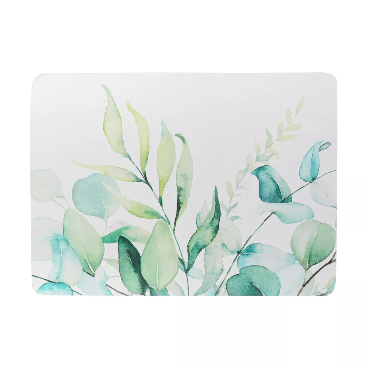 eminza Tapis de bain caoutchouc naturel antidérapant (45 x 60 cm) Eden Garden Vert