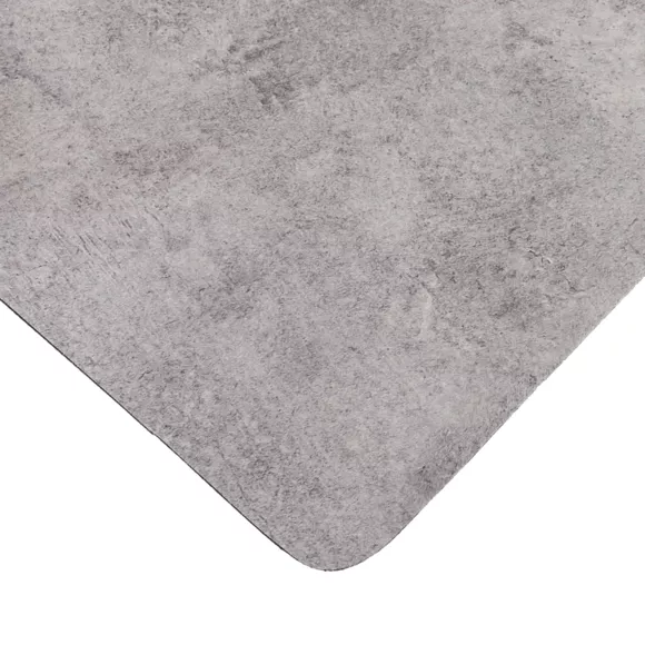 Eminza Tapis De Bain Caoutchouc Naturel Antidérapant (45 X 60 Cm) Nature Brute Gris