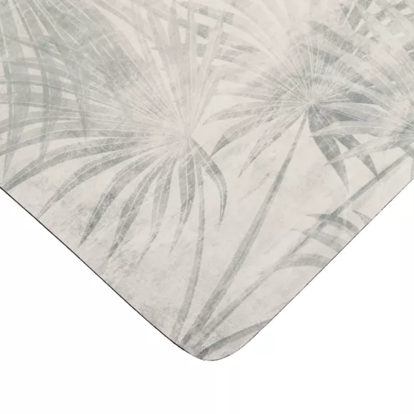 Eminza Tapis De Bain Caoutchouc Naturel Antidérapant (45 X 60 Cm) Oasis Urban Gris