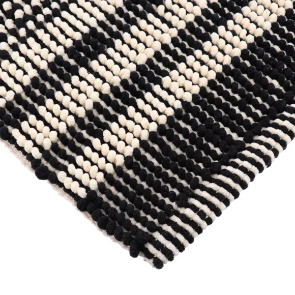 Eminza Tapis De Bain Chenille Microfibre (45 X 90 Cm) Tokyo Noir