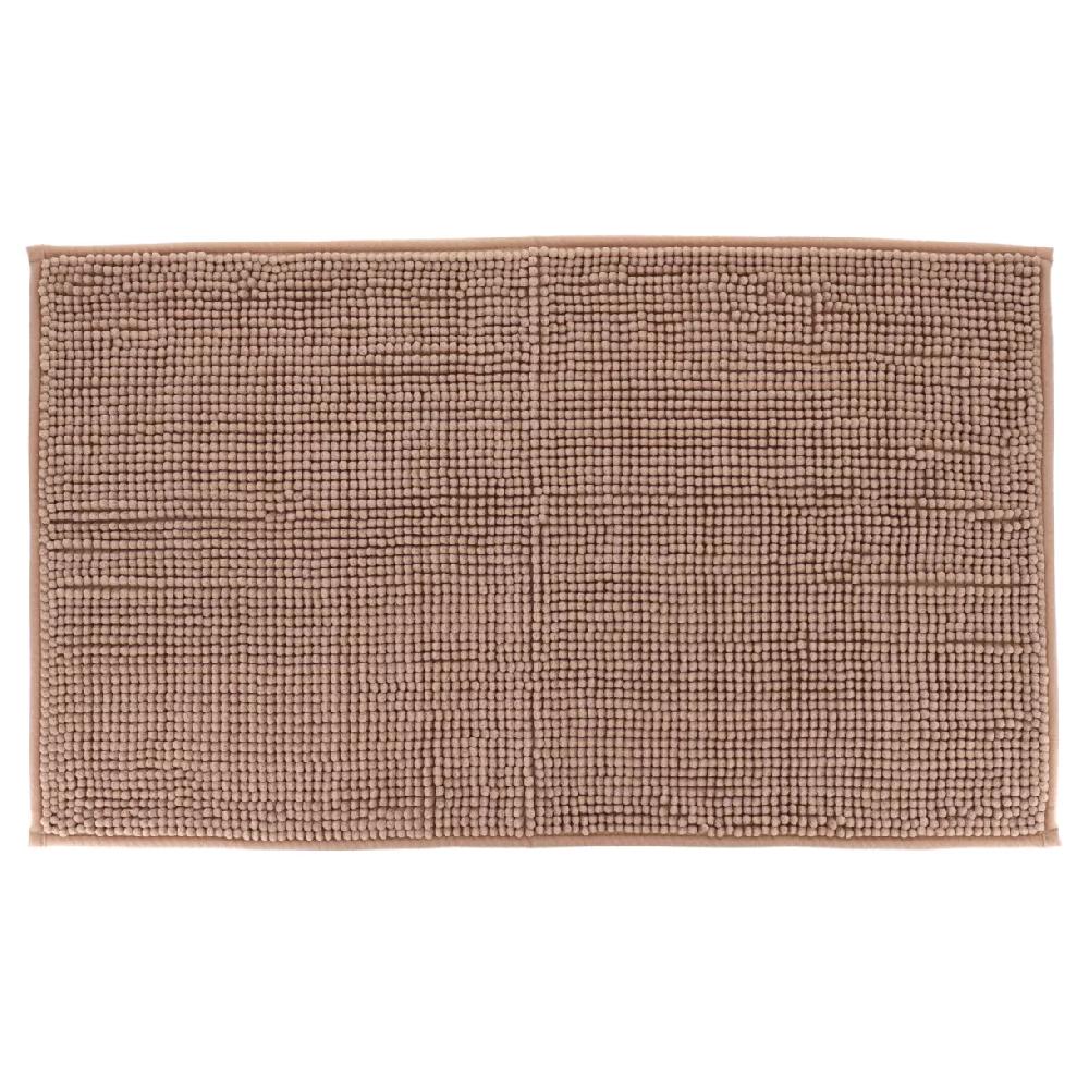 eminza Tapis de bain microfibre (45 x 75 cm) Boules Cappuccino