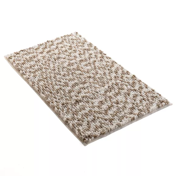Eminza Tapis De Bain Microfibre (45 X 75 Cm) Friza Taupe Clair