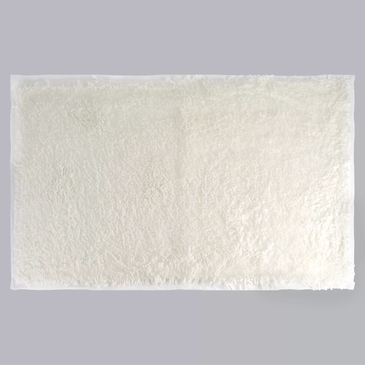 eminza Tapis de bain microfibre (50 x 80 cm) Amaro Blanc