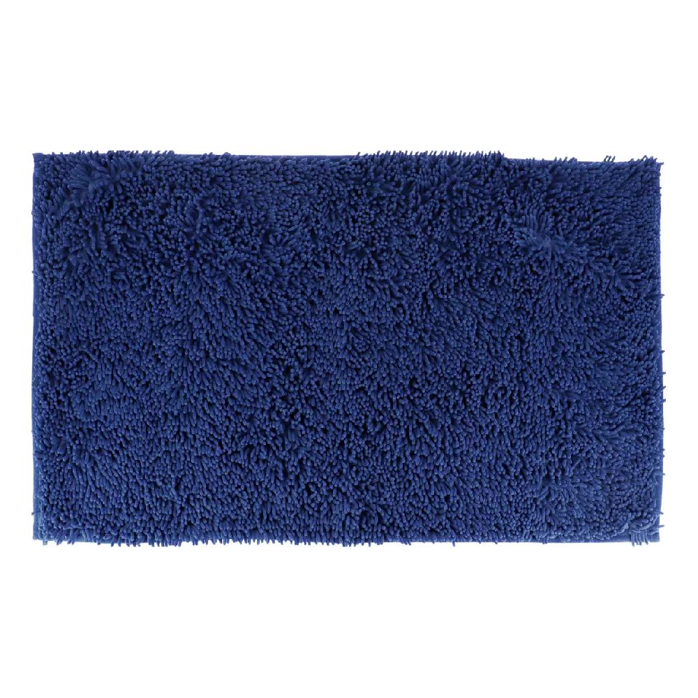 eminza Tapis de bain microfibre (50 x 80 cm) Amaro Bleu marine