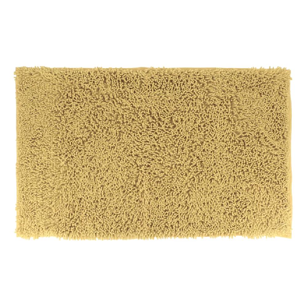 eminza Tapis de bain microfibre (50 x 80 cm) Amaro Jaune moutarde