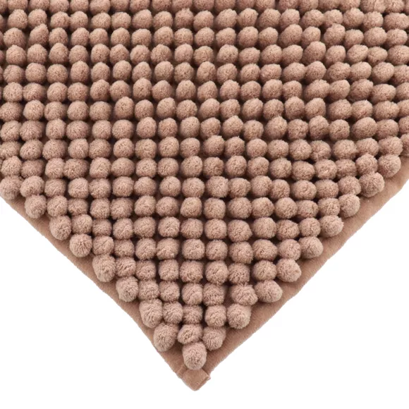 Eminza Tapis De Bain Microfibre (50 X 80 Cm) Boules Cappuccino