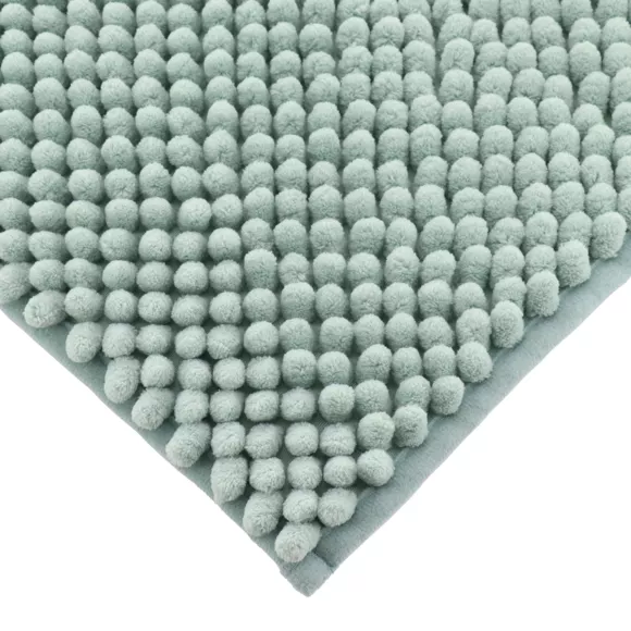Eminza Tapis De Bain Microfibre (50 X 80 Cm) Boules Vert Eucalyptus