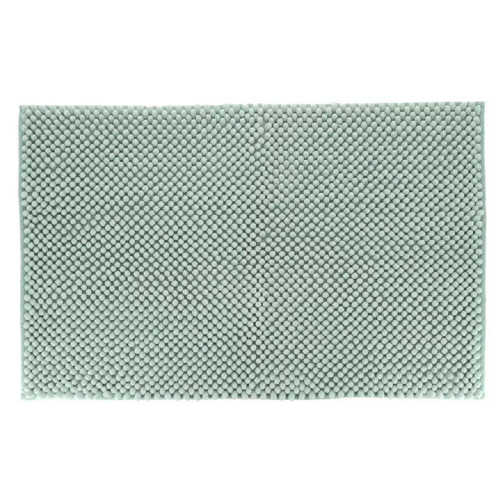 eminza Tapis de bain microfibre (50 x 80 cm) Boules Vert eucalyptus