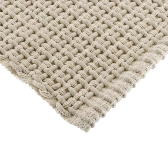 Eminza Tapis De Salon Coton (50 X 120 Cm) Mimetisme Beige