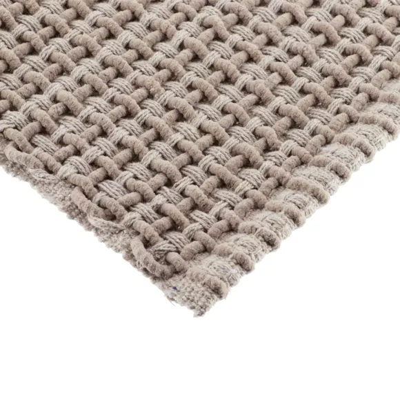 Eminza Tapis De Salon Coton (50 X 120 Cm) Mimetisme Taupe