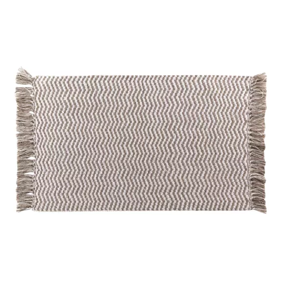 Eminza Tapis De Salon Coton (50 X 80 Cm) Alessia Taupe