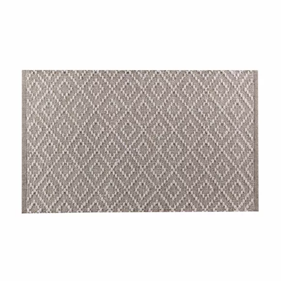 Eminza Tapis De Salon Coton (50 X 80 Cm) Dorana Taupe