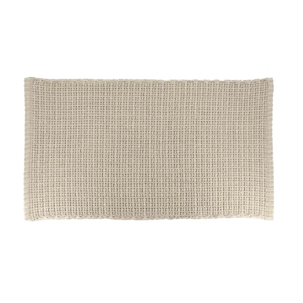 eminza Tapis de salon coton (50 x 90 cm) Mimetisme Beige