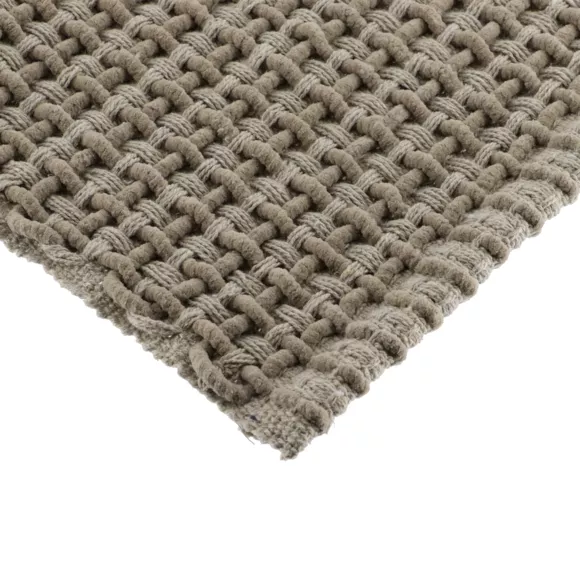 Eminza Tapis De Salon Coton (50 X 90 Cm) Mimetisme Taupe