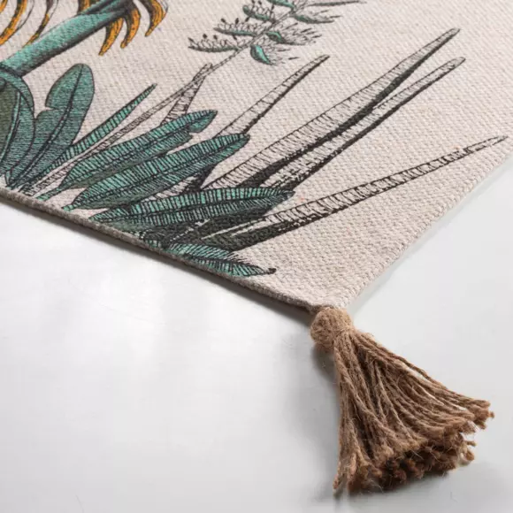 Eminza Tapis De Salon Coton (60 X 90 Cm) Balinesia Vert