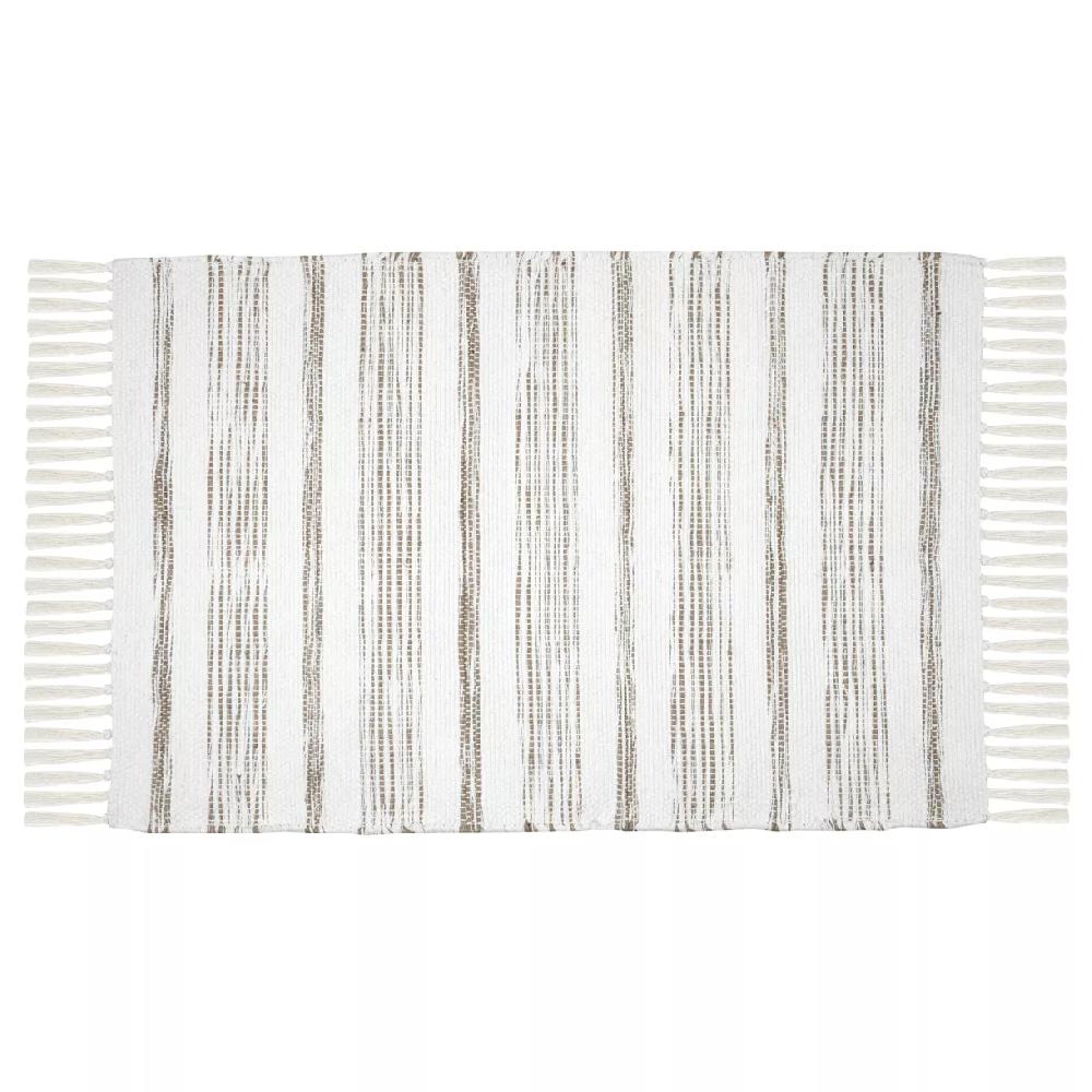 eminza Tapis de salon coton (60 x 90 cm) Joanny Beige