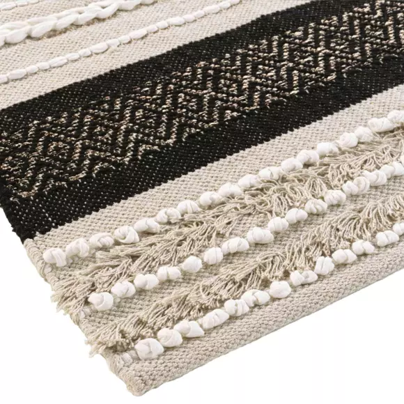 Eminza Tapis De Salon Coton (60 X 90 Cm) Mirage Beige