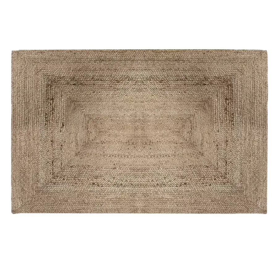 Eminza Tapis De Salon Jute (120 X 170 Cm) Louna Beige Naturel