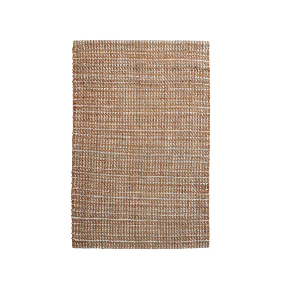 Eminza Tapis De Salon Rectangulaire Jute Tissée Main (160 X 230 Cm) Weston Marron